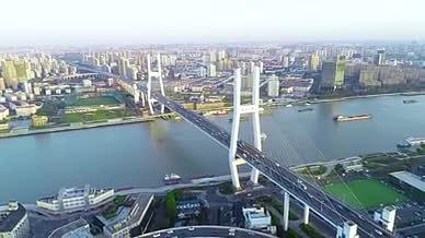 上海南浦大桥美景最新原创航拍视频的预览图